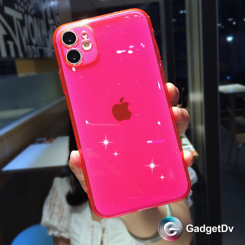 20155 iPhone 12 защитная крышка-чехол, яркие с блестками