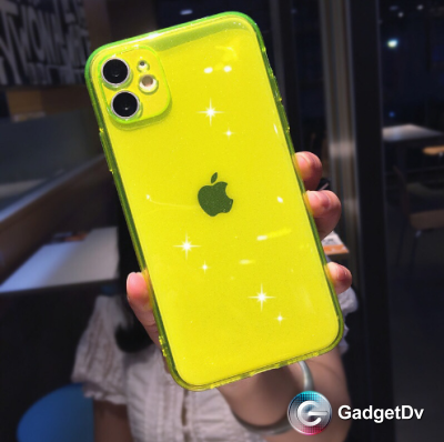 20155  iPhone 12 защитная крышка-чехол, яркие с блестками