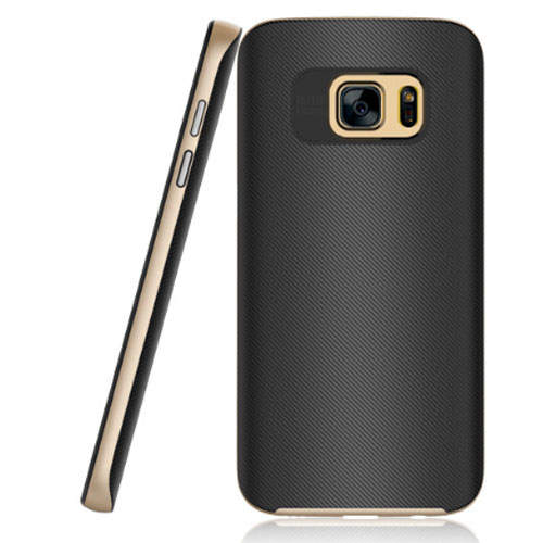 1250 Galaxy S7 Edge Защитная крышка силиконовая (золото)