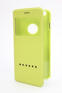 17-953  iPhone6+ Чехол-книжка (зеленый)