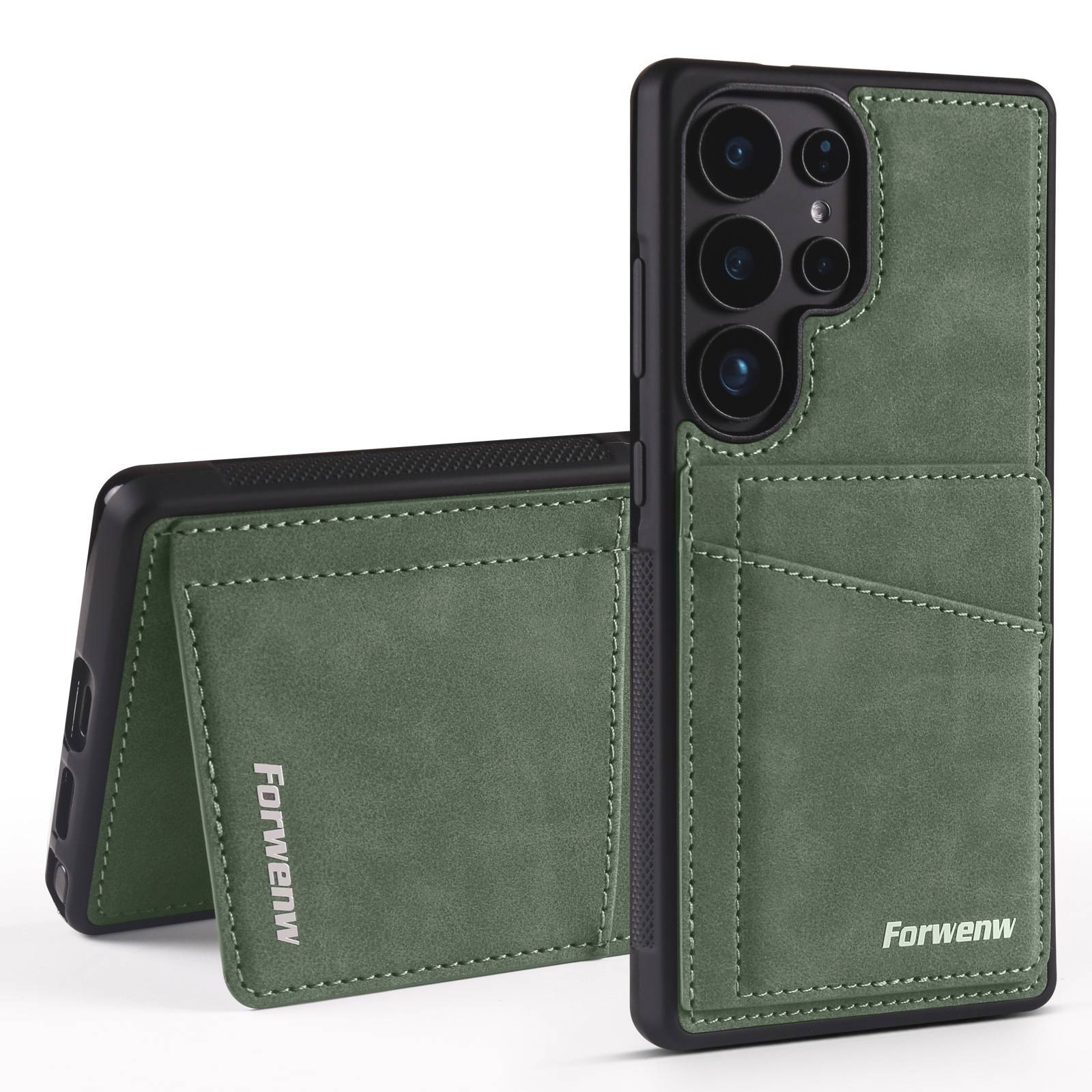 38579 Samsung A36 защитная крышка-чехол, с картхолдером под замшу