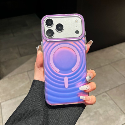 38776 iPhone 16 защитная крышка-чехол, переливающийся