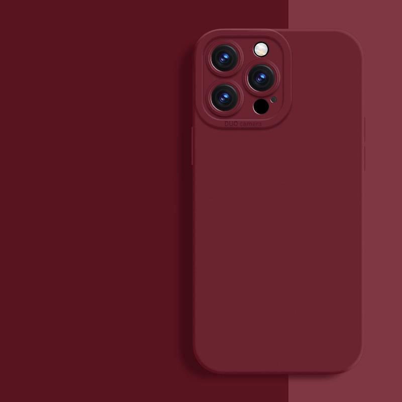 20610 iPhone 12Pro защитная крышка-чехол, однотонный
