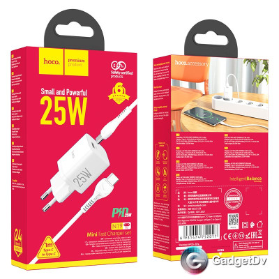 30076 СЗУ , Type-C, 25W, Hoco N19