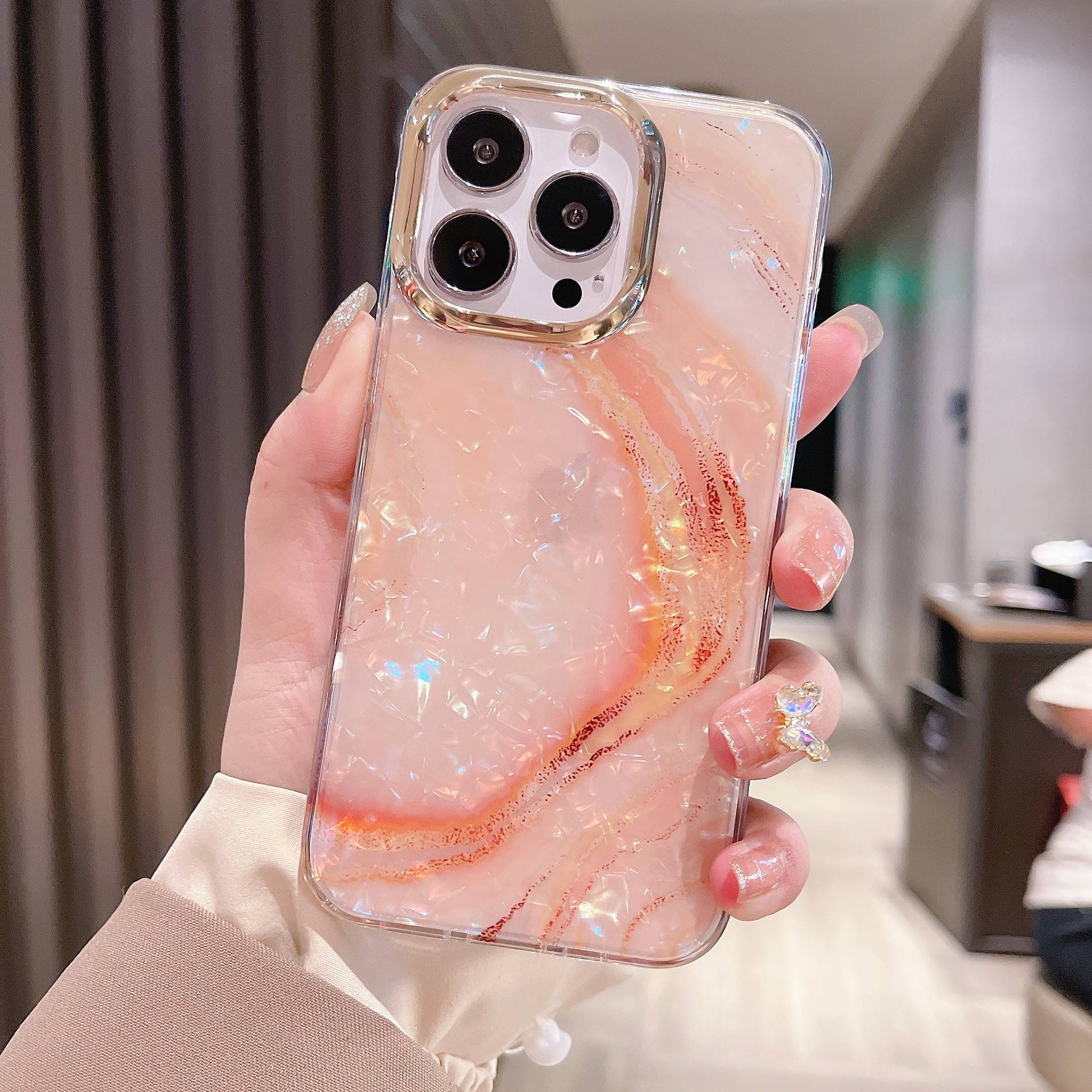 40076 Защитная крышка iPhone 14, Мрамор
