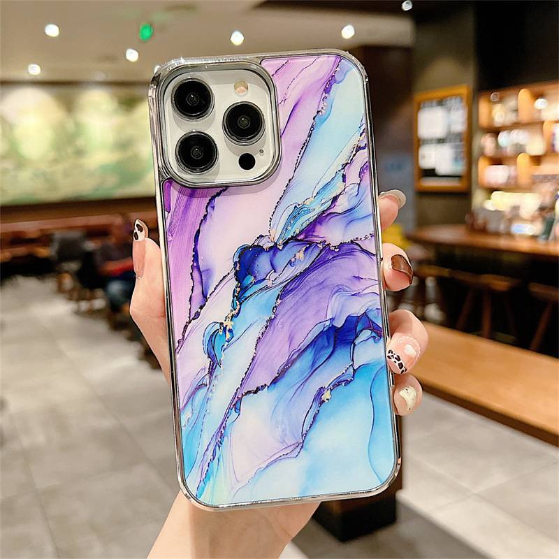 40076 Защитная крышка iPhone 14, Мрамор