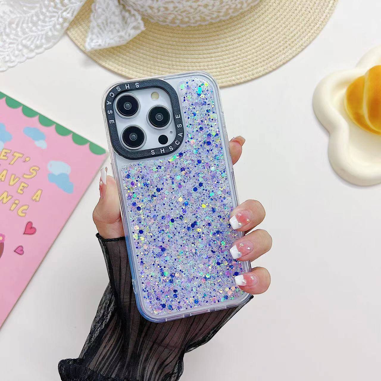 26977 iPhone 14 защитная крышка, блестки