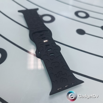 38063 Ремешок для часов AW 38/40/41 mm, фактурный силикон 