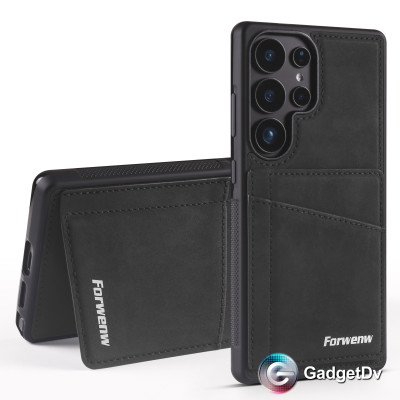 38578 Samsung S25 Plus, защитная крышка-чехол,с картхолдером под замшу