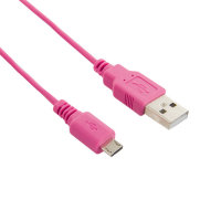5-1055 Кабель micro USB 1m (розовый)