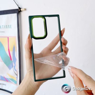 23418 Samsung S22 Plus защитная крышка-чехол, с цветными краям