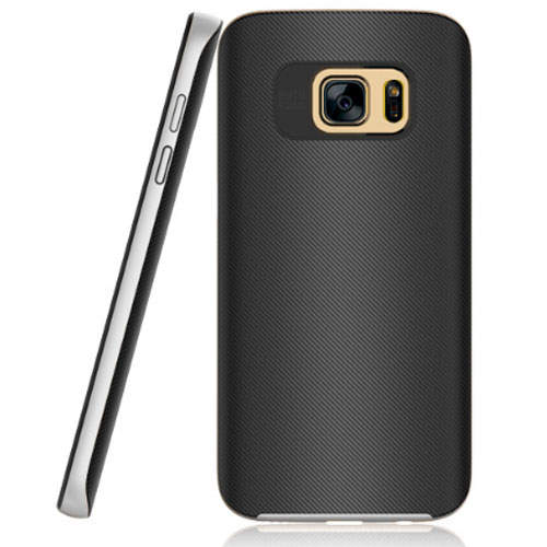 1252 Galaxy S7 Edge Защитная крышка силиконовая (серебро)