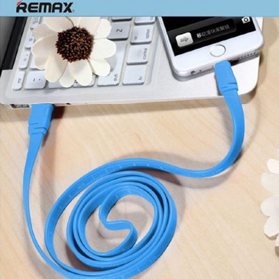 1795 Кабель USB lightning 1,2m Remax (голубой) 1795 Кабель USB iPhone5 1,2m Remax (голубой)