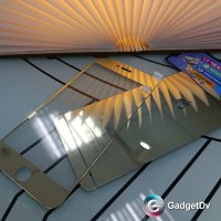 5-1098 Защитное стекло комплект iPhone6+ (золото)