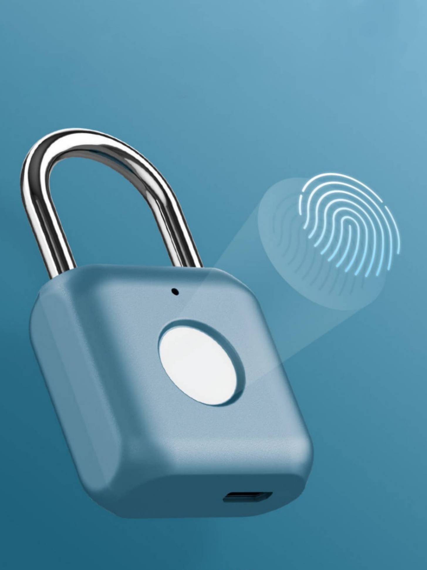 20860 Биометрический замок Xiaomi Uodi Smart Fingerprint Padlock (YD-K1)