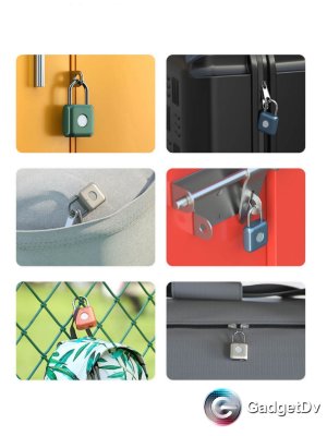 20860 Биометрический замок Xiaomi Uodi Smart Fingerprint Padlock (YD-K1)