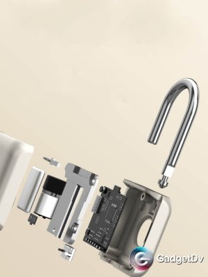 20860 Биометрический замок Xiaomi Uodi Smart Fingerprint Padlock (YD-K1)