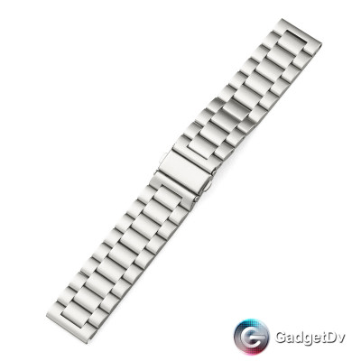 28086 Ремешок для часов AW 42/44/45/49 mm металл. плоские звенья