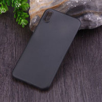 4717 iPhone X Защитная крышка пластиковая (черный)