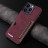 38261 iPhone 16Pro защитная крышка-чехол с картхорлдером под замшу