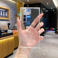 39131 Samsung S24Ultra защитная крышка-чехол, прозрачный силикон