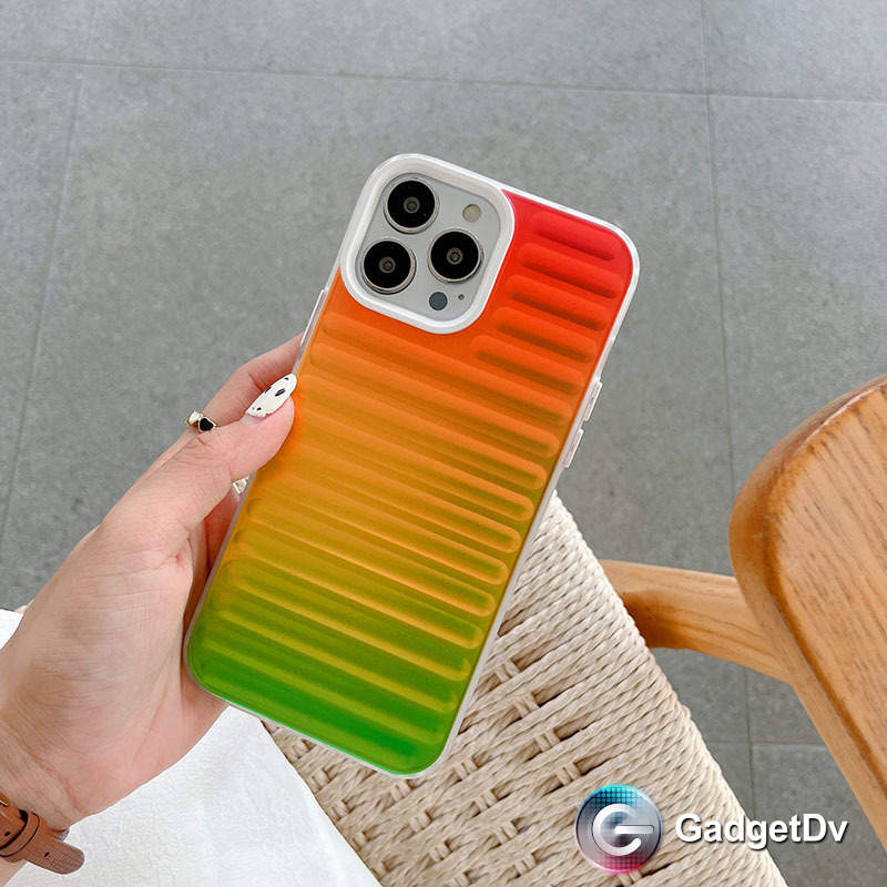 40079 iPhone 11 защитная крышка-чехол, яркая, рифленная