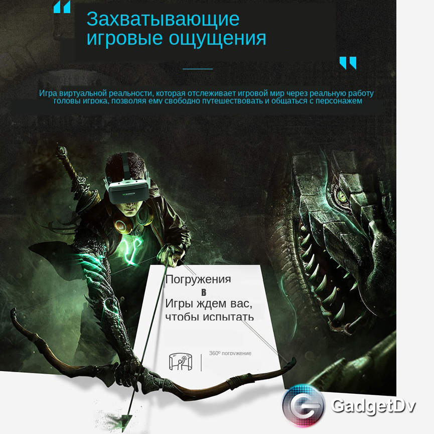 23123 Очки виртуальной реальности VR Shinecon SC-G06E