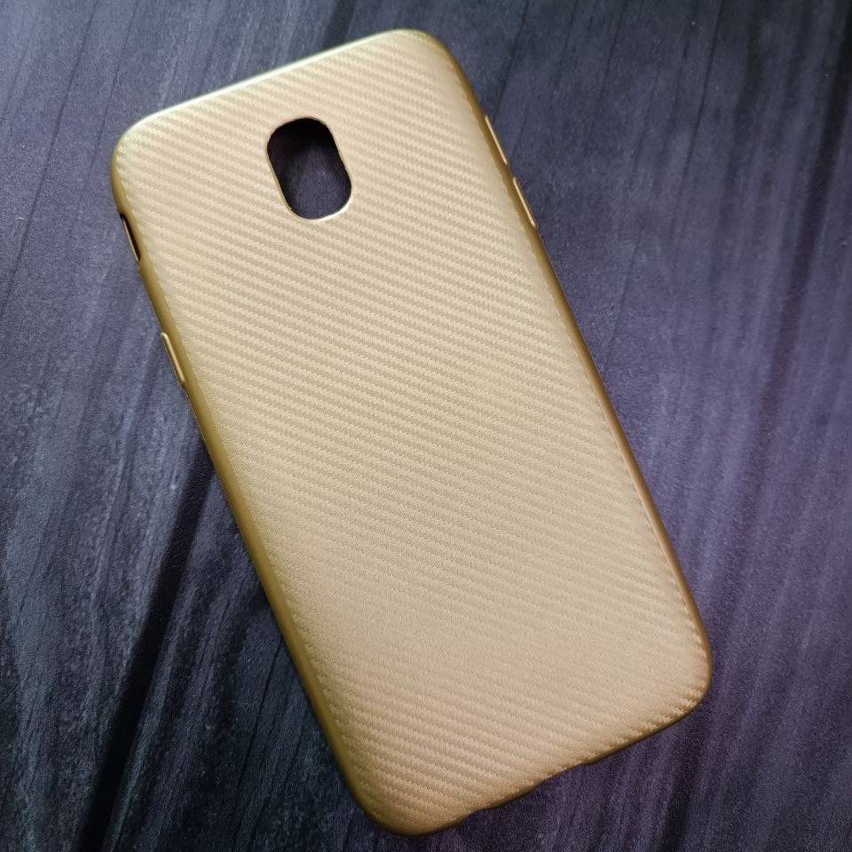 4393 Galaxy J5 (2017) Защитная крышка силиконовая (золото)