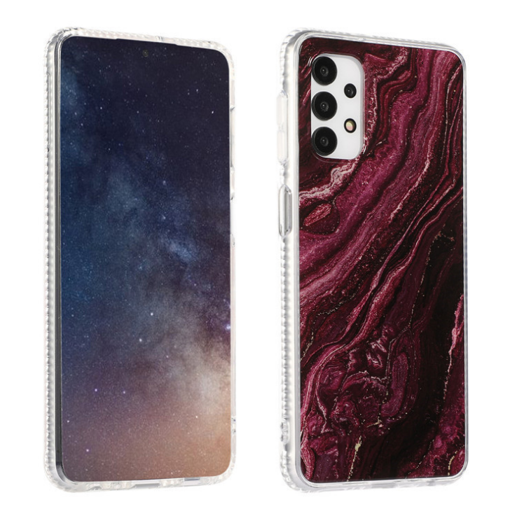 60737 Samsung A32 защитная крышка-чехол, под мрамор
