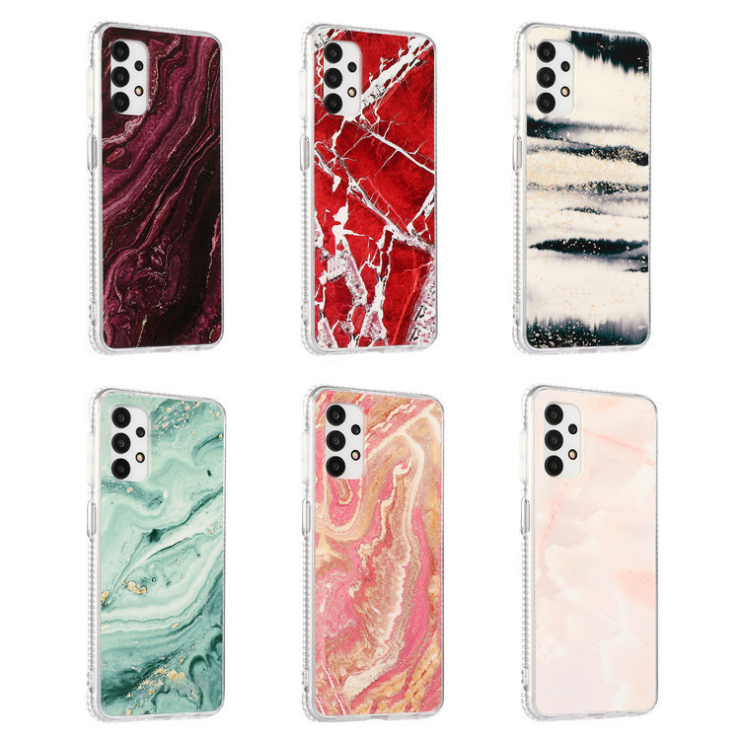 60737 Samsung A32 защитная крышка-чехол, под мрамор
