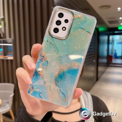 60737 Samsung A32 защитная крышка-чехол, под мрамор