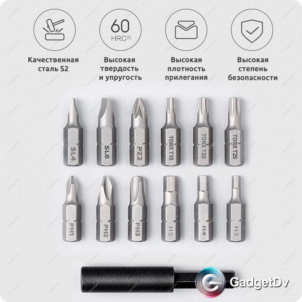 Электрическая отвертка Xiaomi Mijia Electric Screwdriver (MJDDLSD001QW) (60134)
