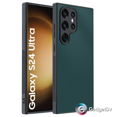 26786 Samsung S24 Plus, защитная крышка-чехол, кож.