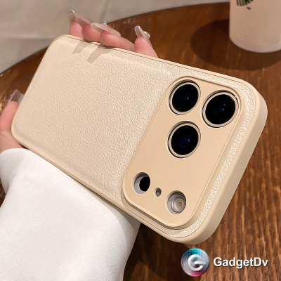 38791 iPhone 17Pro защитная крышка-чехол пластик под кожу