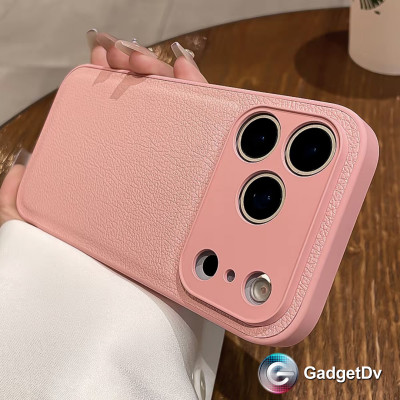 38791 iPhone 17Pro защитная крышка-чехол пластик под кожу