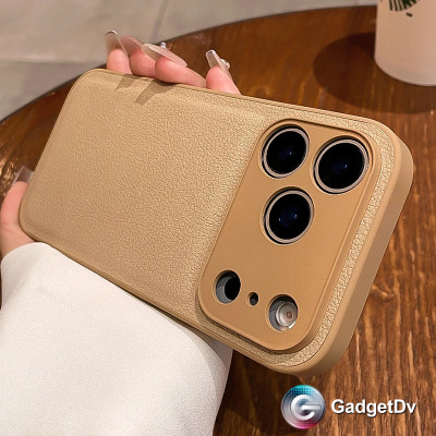 38791 iPhone 17Pro защитная крышка-чехол пластик под кожу