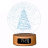 10685 Светящийся ночник-Колонка с 3D рисунком (Новогодняя елочка) - 10685 Светящийся ночник-Колонка с 3D рисунком (Новогодняя елочка)