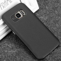 2367 Galaxy S6Edge Защитная крышка силикон/пластик (черный)
