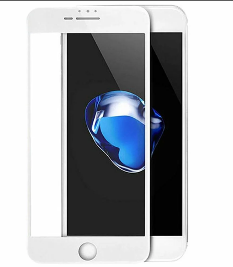 5095 Защитное стекло iPhone7Plus/8Plus 3D Usams (белый)