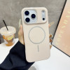 38937 Защитная крышка iPhone 15Pro однотонный блестки MagSafe