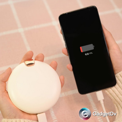 Портативный аккумулятор+зеркало 6000 mAh Huizuo (60473)
