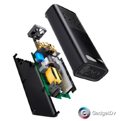 20865 Автомобильный инвертор Baseus Super Si Power Inverter 500W (220V CN/EU)