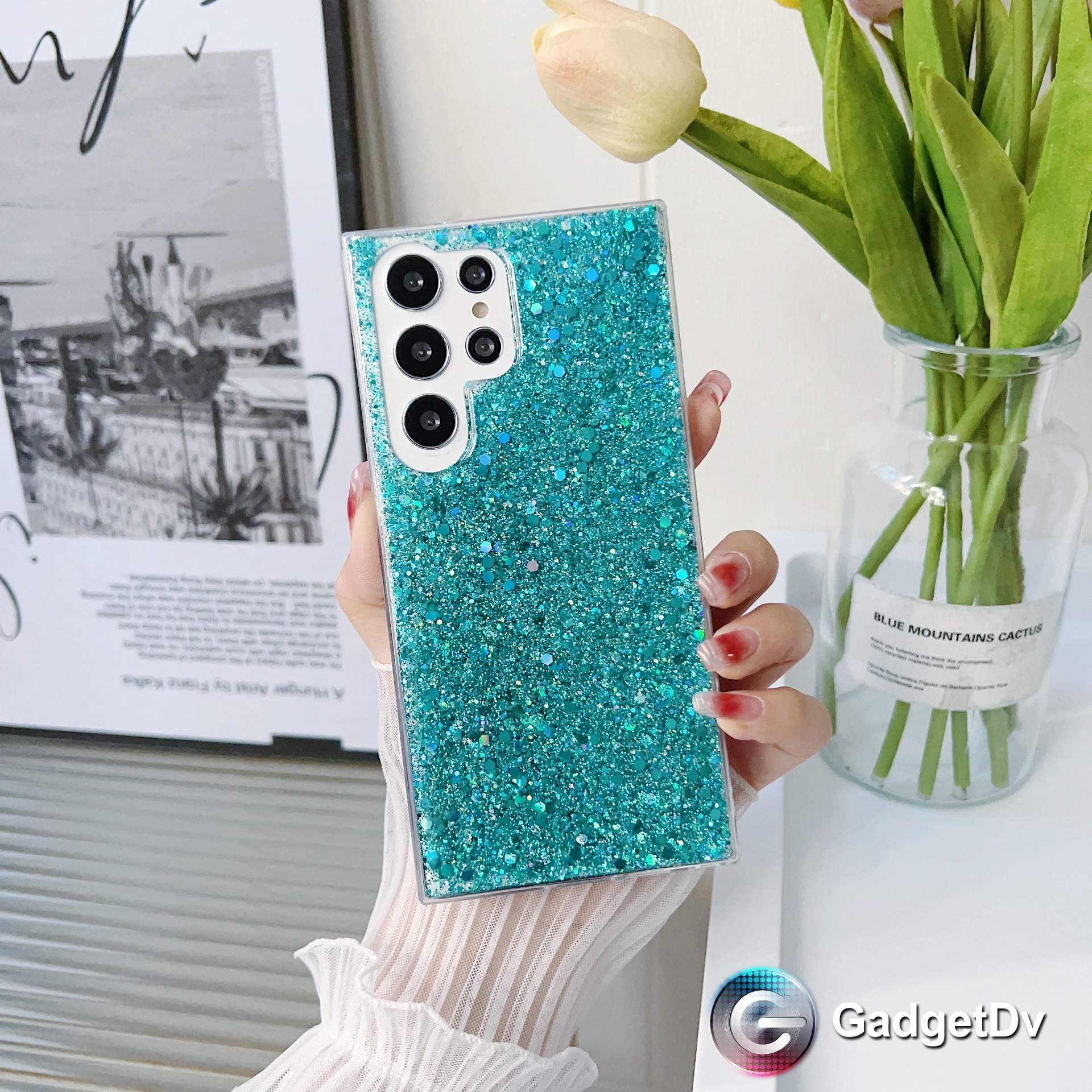 23238 Samsung A54 защитная крышка-чехол, блестки
