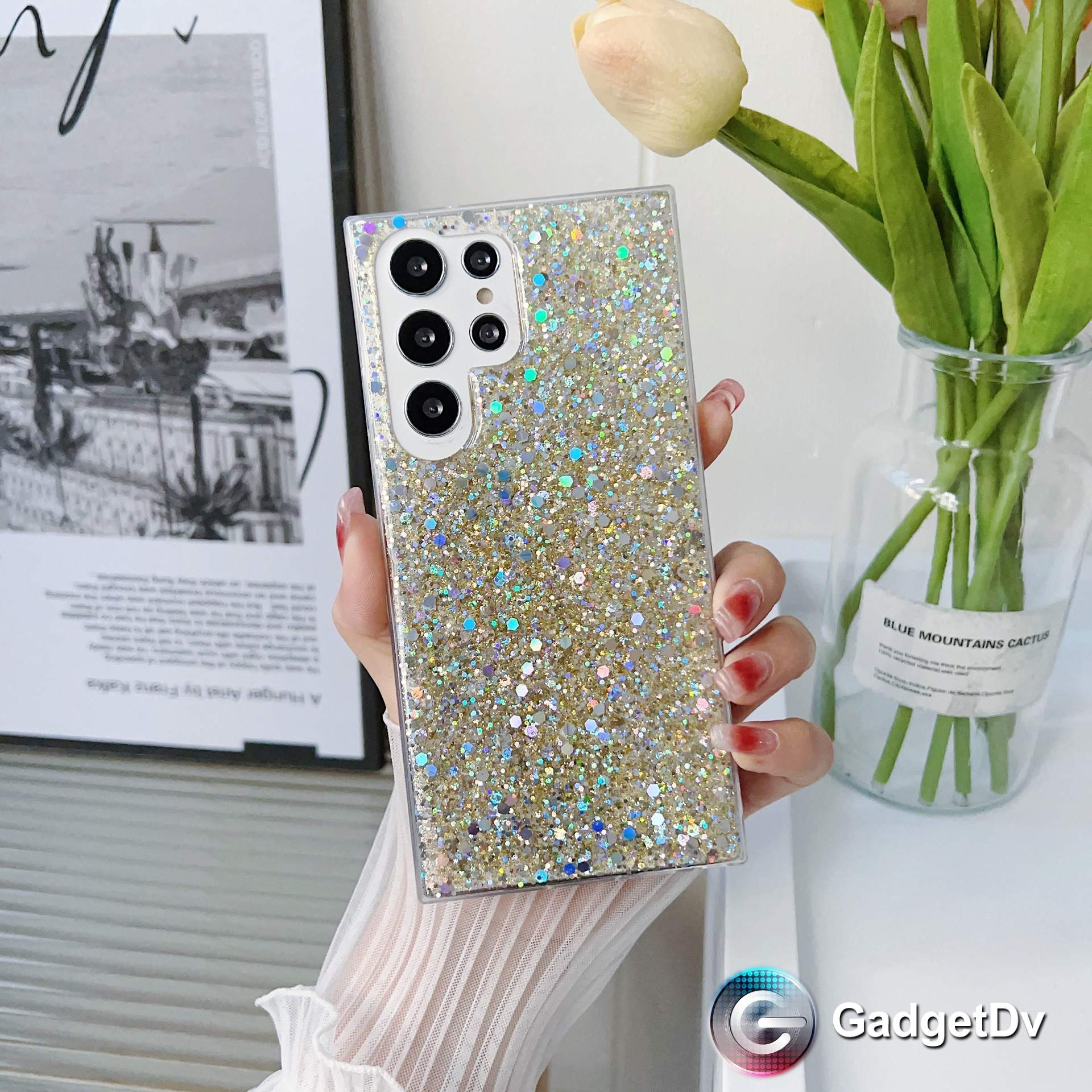 23238 Samsung A54 защитная крышка-чехол, блестки