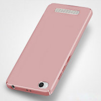 2833 Защитная крышка Xiaomi Redmi 4A пластиковая (розовое золото)