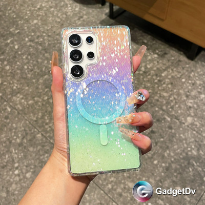 38789 Samsung S26Ultra защитная крышка-чехол пластик перелив.