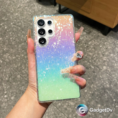 38789 Samsung S26Ultra защитная крышка-чехол пластик перелив.