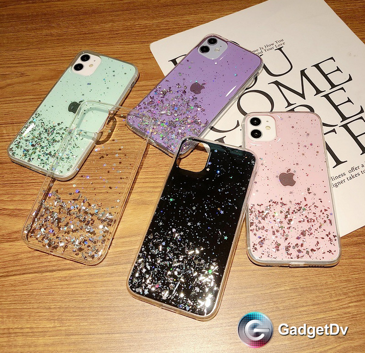 60644 Samsung S20 Plus защитная крышка-чехол, блестки