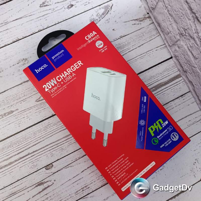 20469 СЗУ 2USB 3А, Hoco C80А