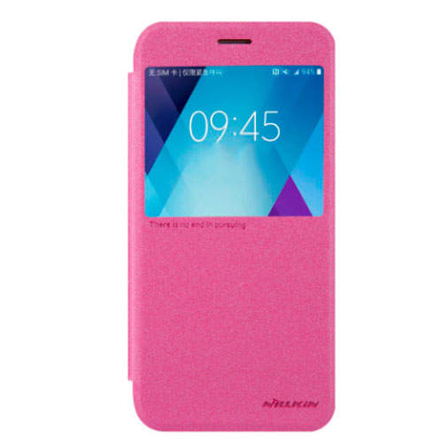 1178 Samsung A5 (2017) Чехол-книжка Nillkin (розовый)